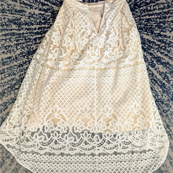 Lover, White Lace 2-level skirt - Picture 3 of 5